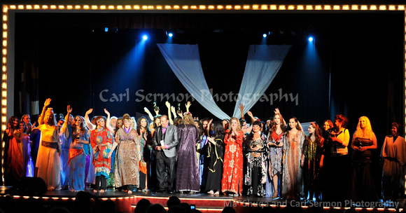 Dancers and Crew on Stage Curtain Call _082